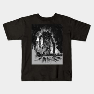 shadow is real monster Kids T-Shirt